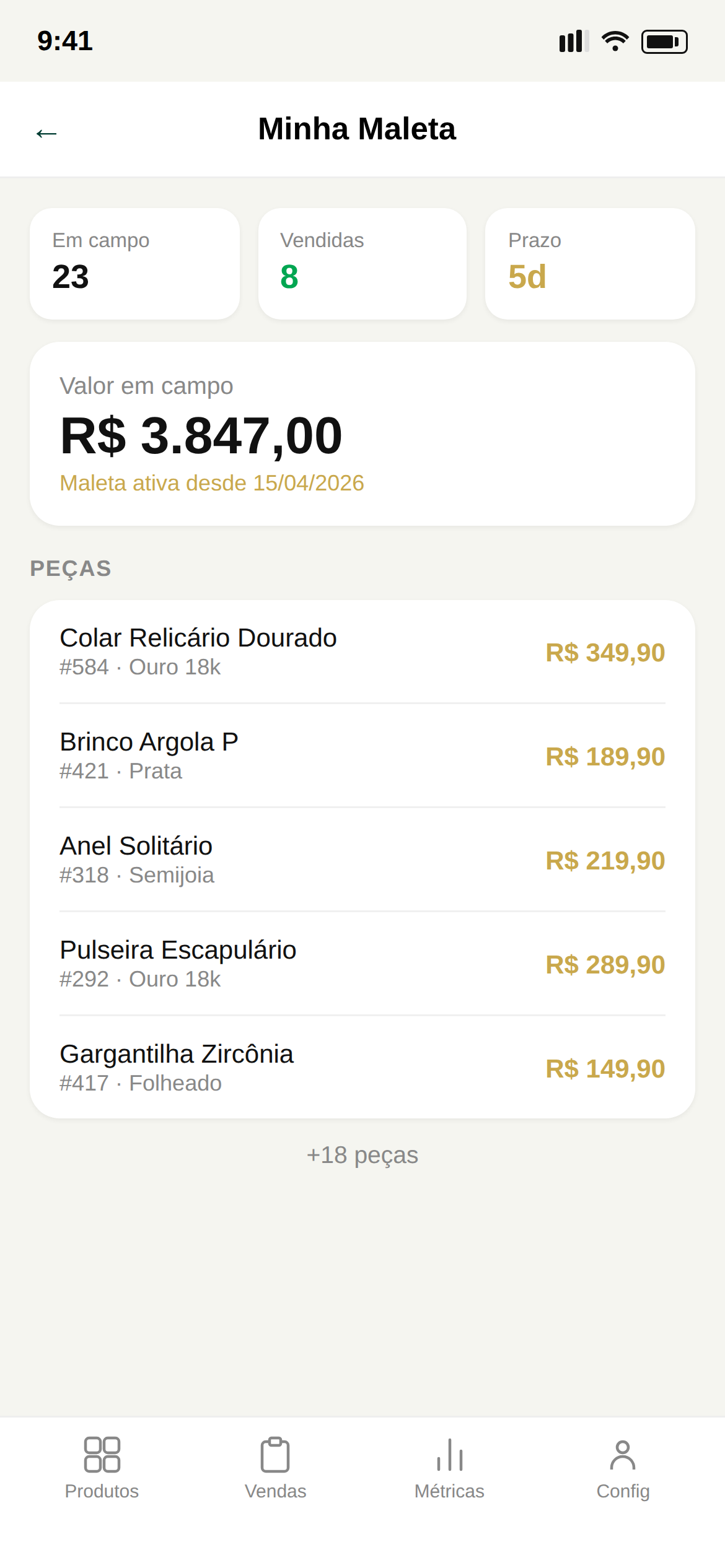 Minha Maleta — App da Revendedora Gestão Joias